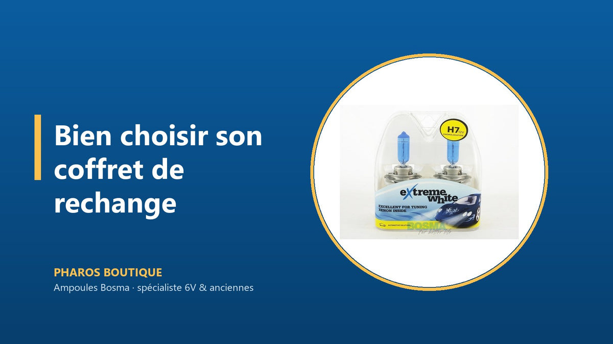 Coffret d'ampoules de rechange