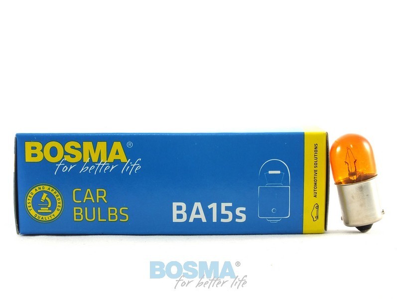 Ampoule BA15S 5W 12V ORANGE r5w graisseur