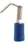 100x BLUE Crimp Terminals 6.3x0.8mm 562