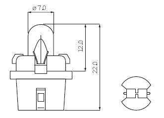 B11D-T7 1CP ROSE 12V