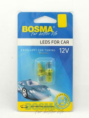 2x Ampoules T10 1XLED JAUNE 12V 2410