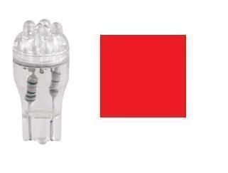 2x T13 RED 12V 6X LED Bulbs