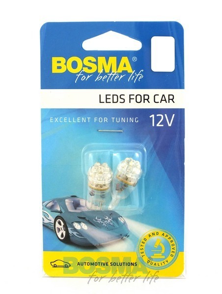 2x T13 WHITE 12V 6X LED Bulbs