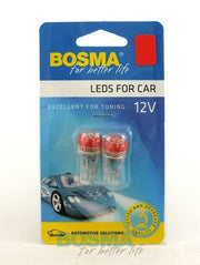 2x T15 RED 12V 9X LED Bulbs
