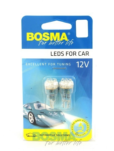 2x T15 WHITE 12V 9x LED Bulbs
