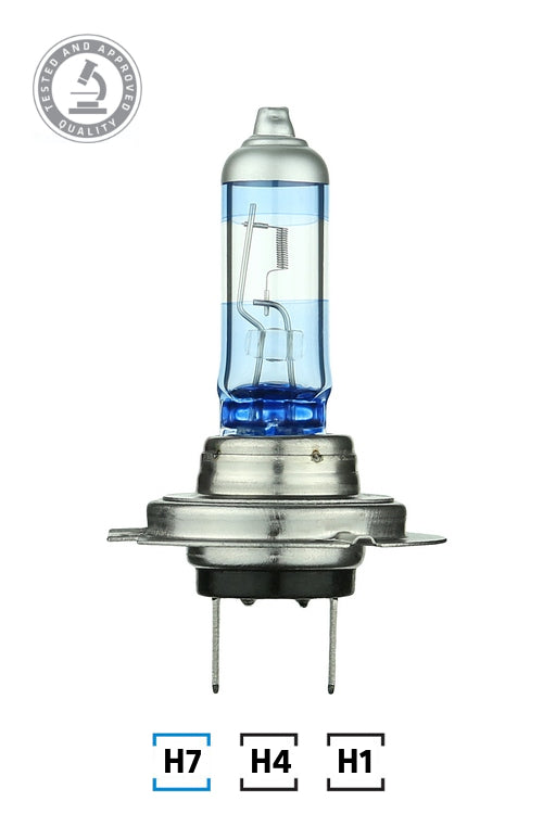 PACK H7 55W PURE WHITE PX26d 12V 2 AMPOULES