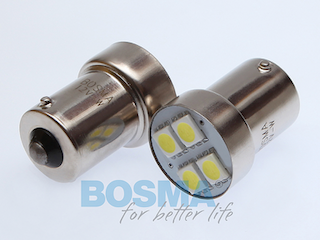 2x R5W LED SMD 5050 BA15s 12V Bulbs