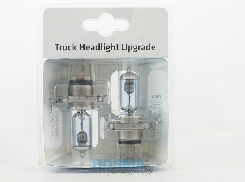 2x Ampoules H4 P43t 75/70W 24V +50% HEAVY DUTY OPTIPLUS