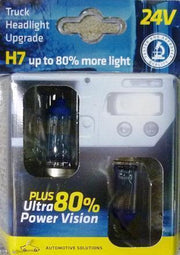2x Ampoules H7 24V 70W +80%