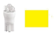 2x Ampoules T10 1X LED JAUNE 12V DIAMANT
