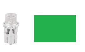 2x Ampoules T10 1X LED WIDE VIEW VERT 12V