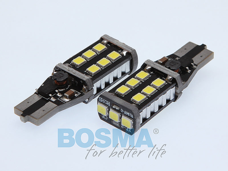 PACK 2x Ampoules T15 Led 15x SMD 3528 12V