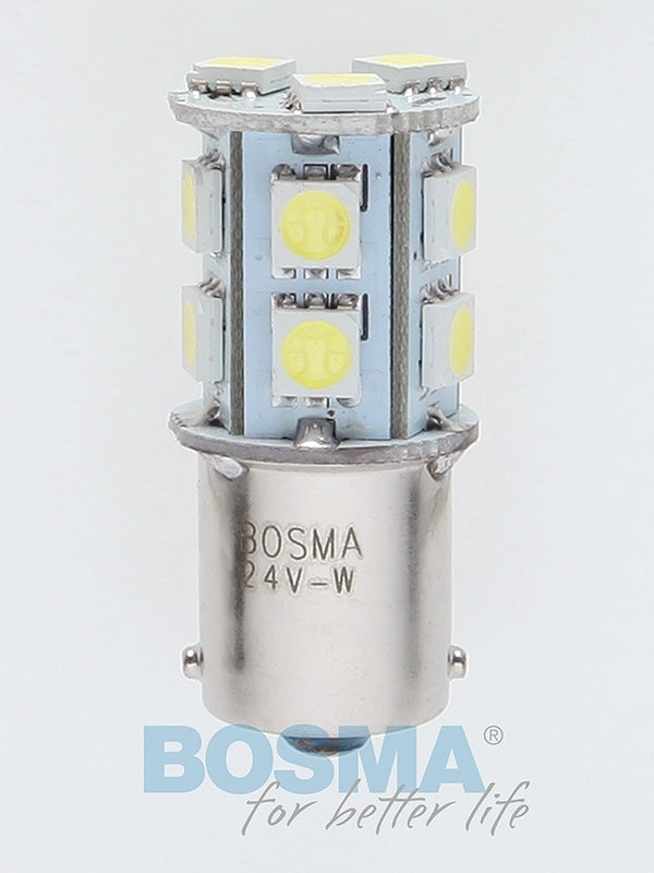 2x P21W LED SMD 5050 BA15S 12V Bulbs