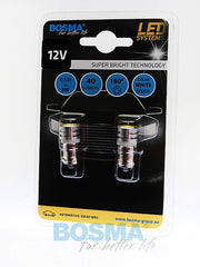 2x Ampoules T4W BA9S SMD 7080 LED BLANC 12V