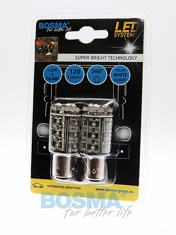 2x Ampoules P21/5W 24V LED 24V
