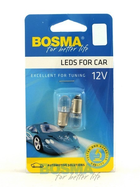 2x Ampoules BA9S 1X LED BLANC 12V 3912