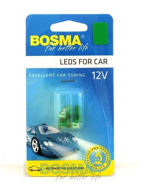4x Ampoules T5 1X LED T5 VERT WIDE VIEW 12V