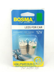 2x BA15S Grease Nipple Bulbs 5x Green LED 12V