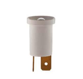 BA9D 1W 12V BLANC