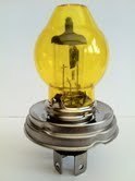 Ampoule H4 P45t Code européen 60/55W 12V JAUNE 501206458