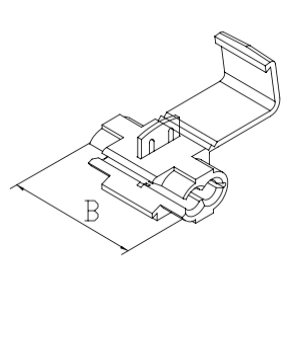 50x BLUE 1560 Self-Stripping Tap Connectors