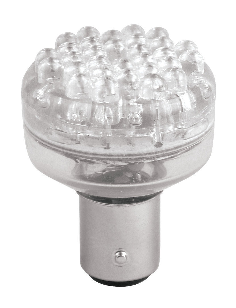 2x Ampoules BAY15D 30X LED BLANC 12V