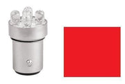 BA15S 5XLED RED 12V