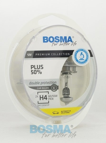 2 H4 OPTIPLUS 50% 12V Bulbs
