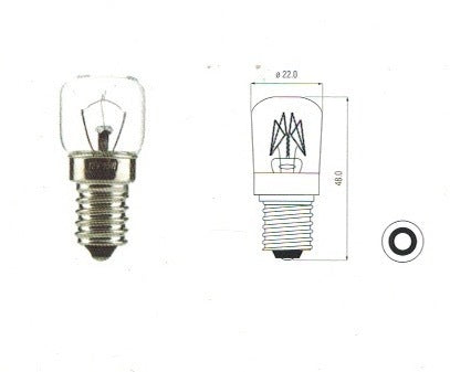 Ampoule E14 pour FOUR jusqu'à 300°C 15W 235V