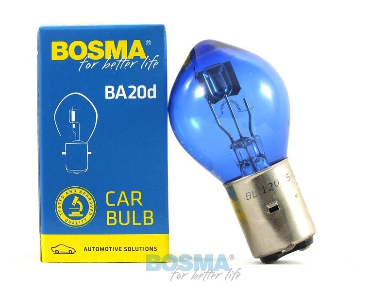 BA20d Bulb 35/35W 12V BLUE