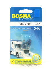 4x Ampoules T5 1X LED BLEU 24V WIDE VIEW