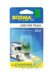 4x Ampoules T5 1X LED VERT 24V WIDE VIEW
