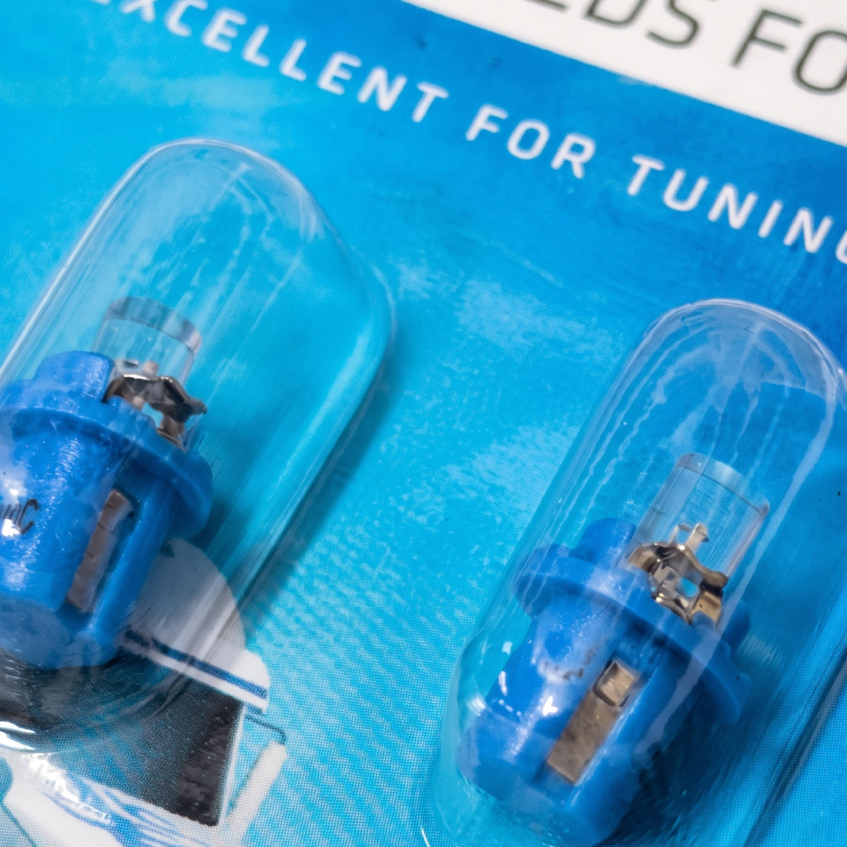 2x Ampoules B8.5d 1 LED BLEU 24V