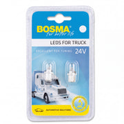 2x Ampoules B8.5d 1 LED BLANC 24V