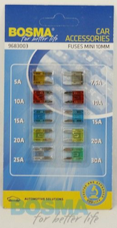 Pack de 10x Mini-fusibles