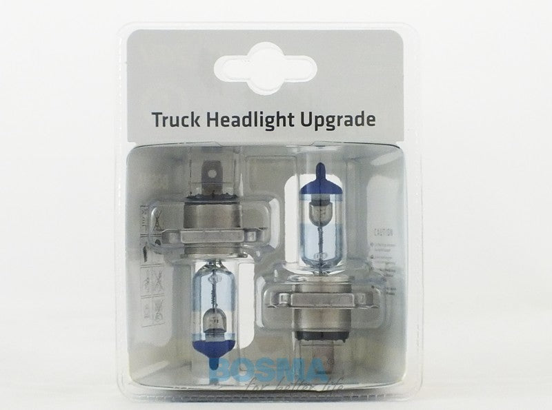 2x H4 P43t 75/70W 24V +80% ULTRA Bulbs