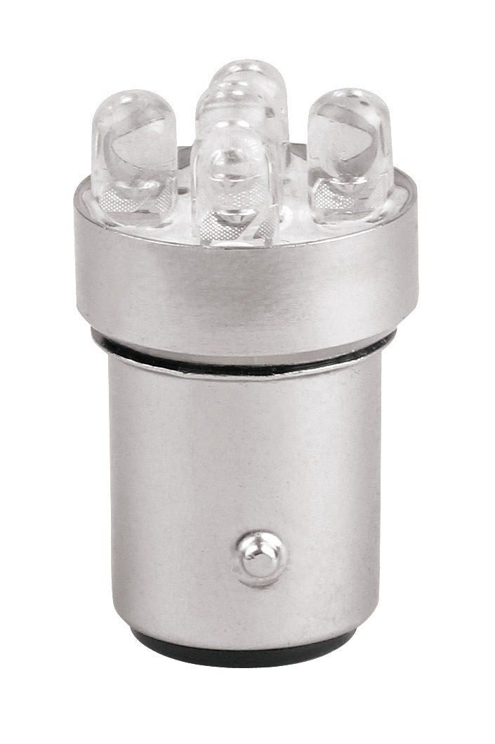 2x BA15S 5X WHITE LED Bulbs 24V