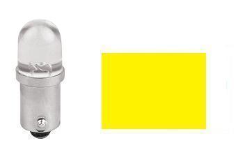 2x Ampoules BA9S 1XLED JAUNE 12V