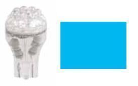 2x T15 BLUE 12V 9X LED Bulbs