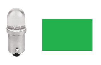 2x Ampoules BA9S 1X LED VERT 12V 3905