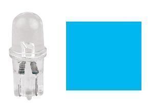 2x Ampoules T10 1XLED BLEU 12V 2427