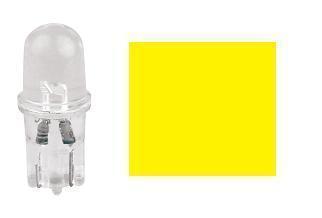 2x Ampoules T10 1XLED JAUNE 12V 2410