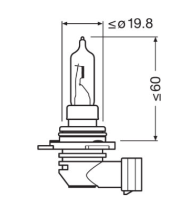 Ampoule 9012 HIR2 55W 12V