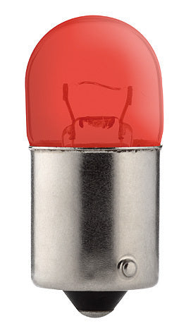 Ampoule BA15S 10W graisseur ROUGE 12V