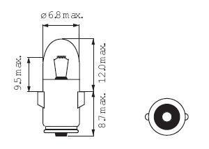 Ampoule BA7S 1.5W 6V
