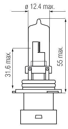 Ampoule HB3A 9005XS P20d 60W 12V