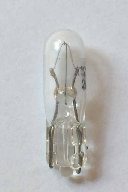 Ampoule W1.2W T5 1.2 W 12V W2x4.6d WEDGE BASE