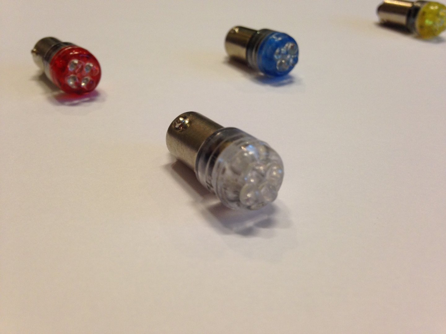 2x Ampoules BA9S 4X LED BLANC 12V