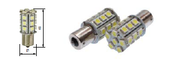 2x Ampoules P21W LED SMD 5050 BA15S 6000K 12V