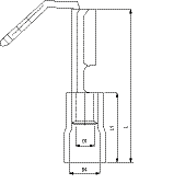 10x Red Spade Connectors 6.3x0.8mm 561